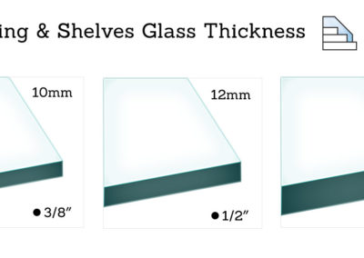 glass shelves thickness