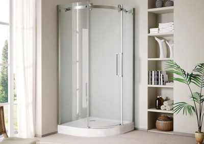 Round Corner Sliding Shower Door