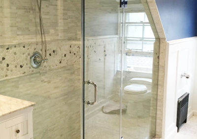 sloping cealing shower doors