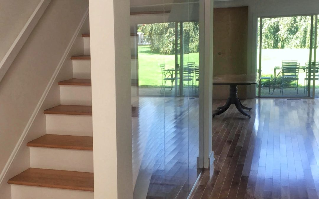 Our Projects – Staircase Glass Partitions in Westhampton, NY